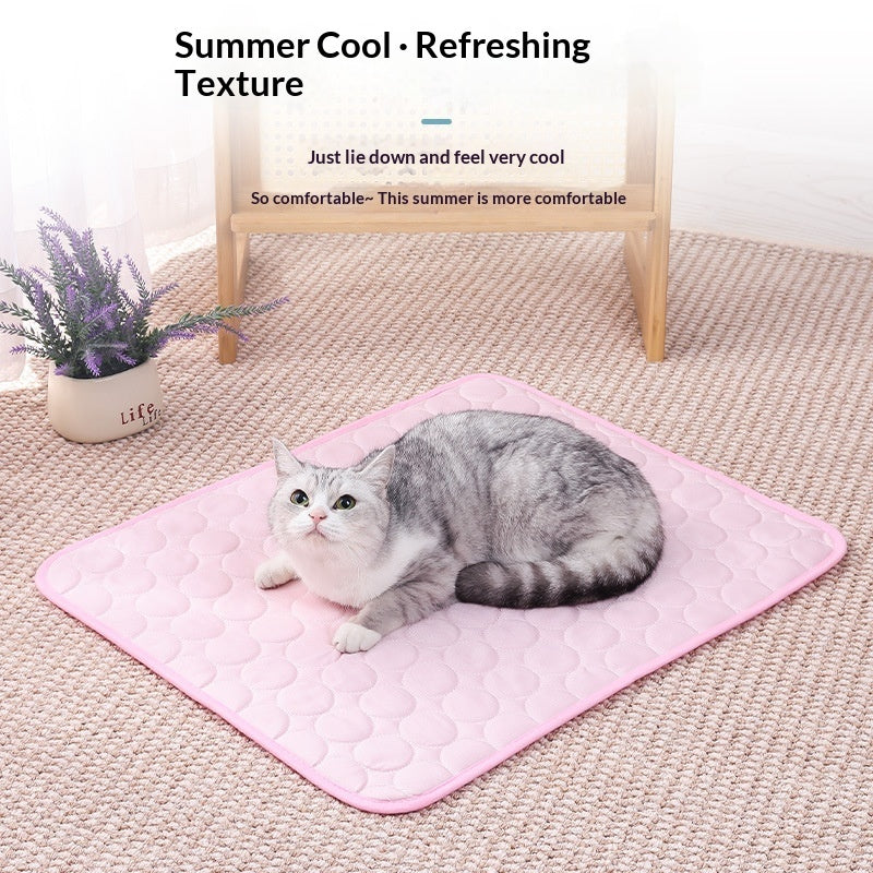 Pet Sofa Cooling Ice Silk Pad Temperature Lowering Sleeping Mat