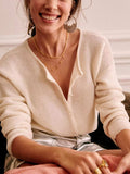Button Down Long Sleeve Sweater - Trendsi - Flyclothing LLC
