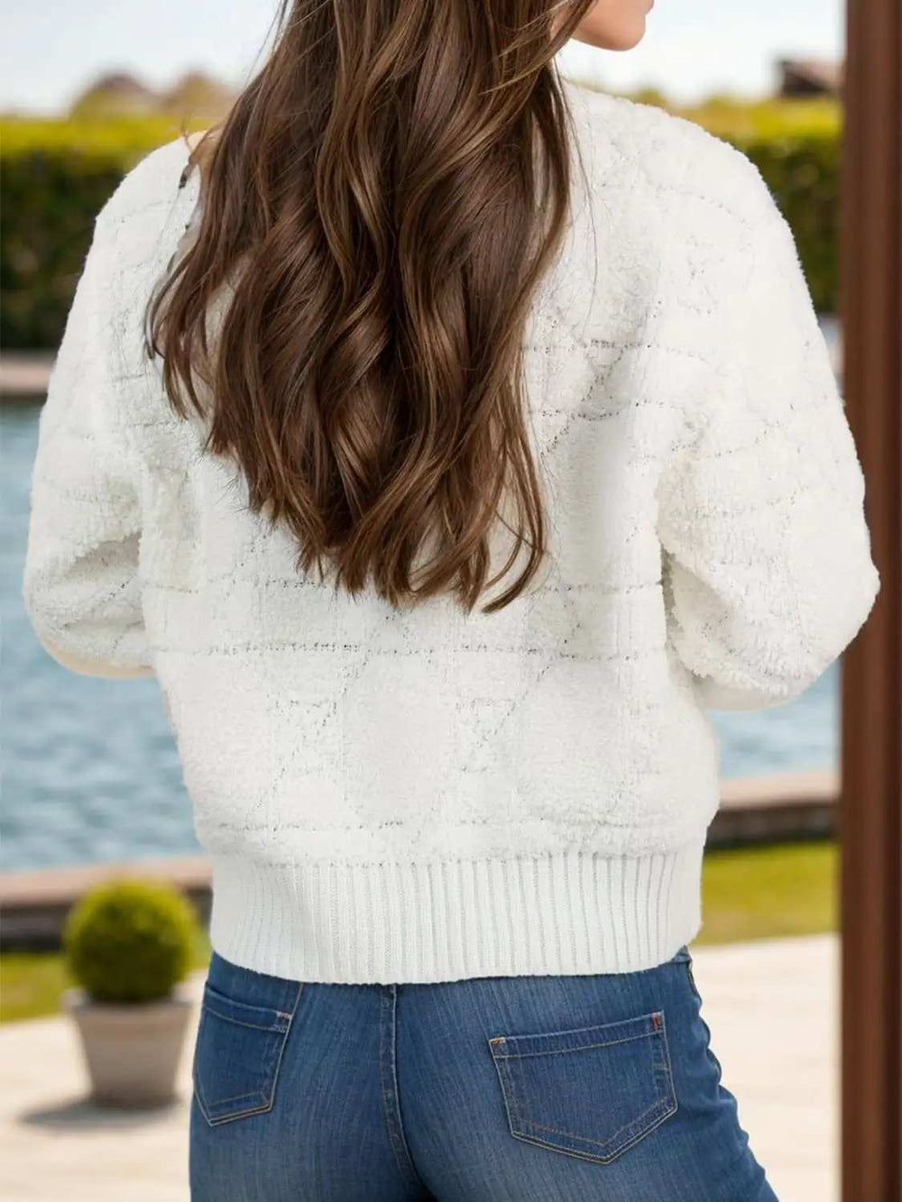 Zip Up Long Sleeve Outerwear - Trendsi - Flyclothing LLC