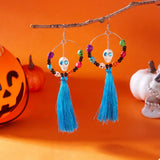Halloween Ghost Tassel Drop Earrings - Trendsi - Flyclothing LLC