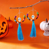 Halloween Ghost Tassel Drop Earrings - Trendsi - Flyclothing LLC