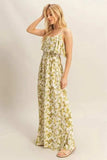HYFVE Floral Print Spaghetti Strap Wide Leg Jumpsuit - Trendsi - Flyclothing LLC