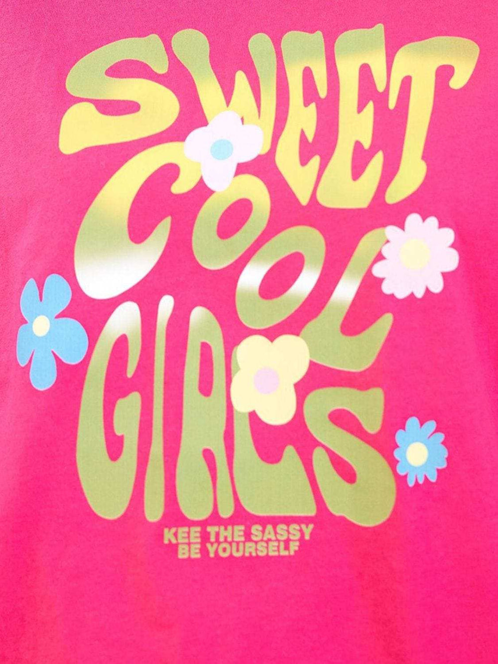 Letter Graphic Round Neck Half Sleeve T-Shirt - Trendsi - Flyclothing LLC