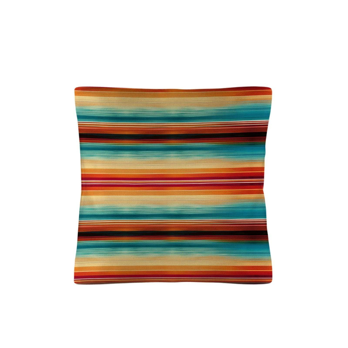 Baha Ranch Colores De Mexico Southwest Serape Pillow Case 18x18" Made in America - Baha Ranch Western Wear - Flyclothing LLC
