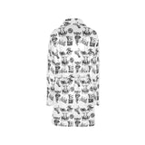Baha Ranch Cowboy Print Women's Western Bath Robe - Baha Ranch Western Wear - Flyclothing LLC