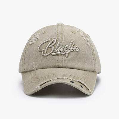 Embroidered Letter Cotton Baseball Cap - Trendsi - Flyclothing LLC