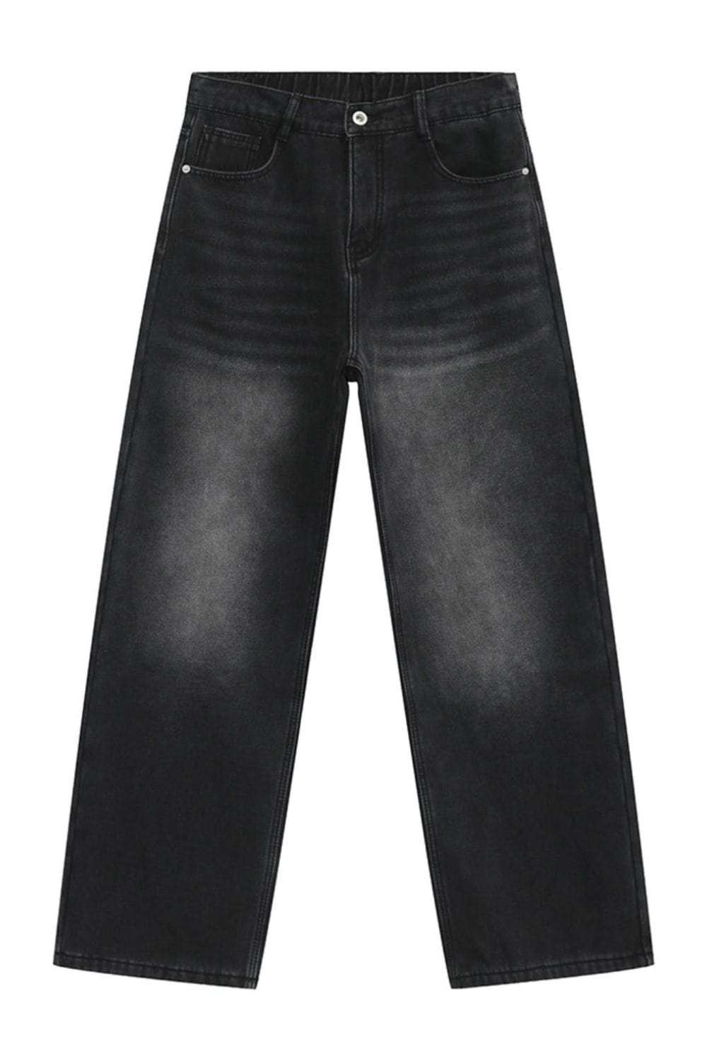 Men's Baggy Jeans with Pockets - Trendsi - Flyclothing LLC