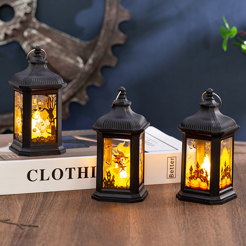 Halloween Decorations Children's Portable Pumpkin Lantern Halloween Ornaments Halloween Pendant Wind Lantern Props - My Store - Flyclothing LLC