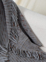 Fringe Open Front Half Sleeve Poncho - Trendsi - Flyclothing LLC