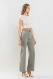 Vervet by Flying Monkey 90's Super High Rise Cargo Jeans - Trendsi - Flyclothing LLC
