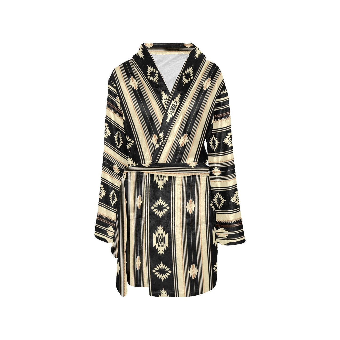 Baha Ranch Colores de Mexico Santa Fe Aztec Western Cowgirl Fleece Robe