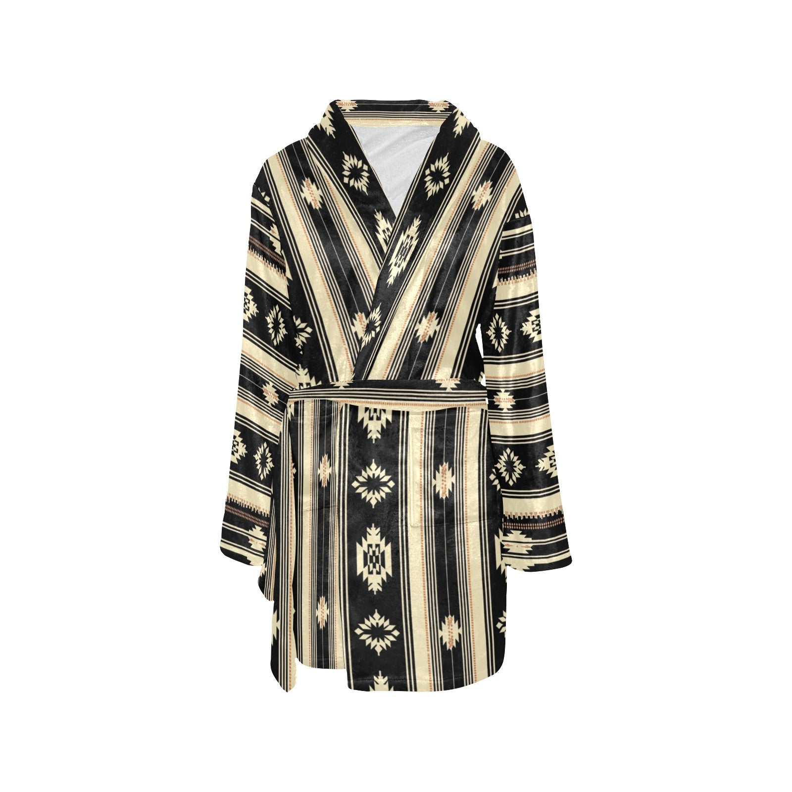 Baha Ranch Colores de Mexico Santa Fe Aztec Western Cowgirl Fleece Robe