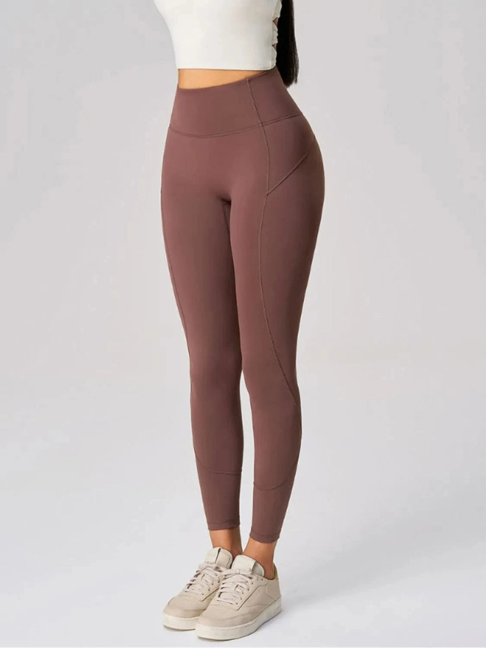 High Waist Active Leggings - Trendsi