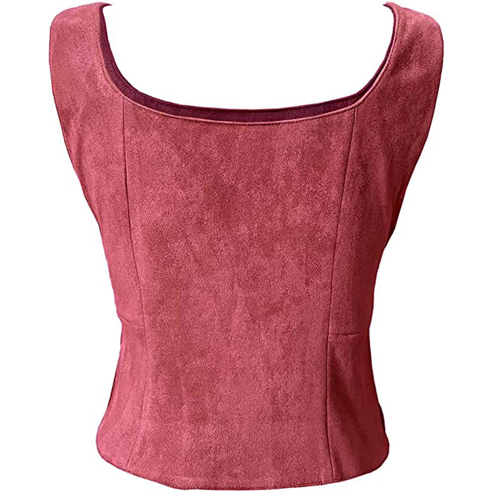 Suede Vest Halloween Costume - My Store - Flyclothing LLC