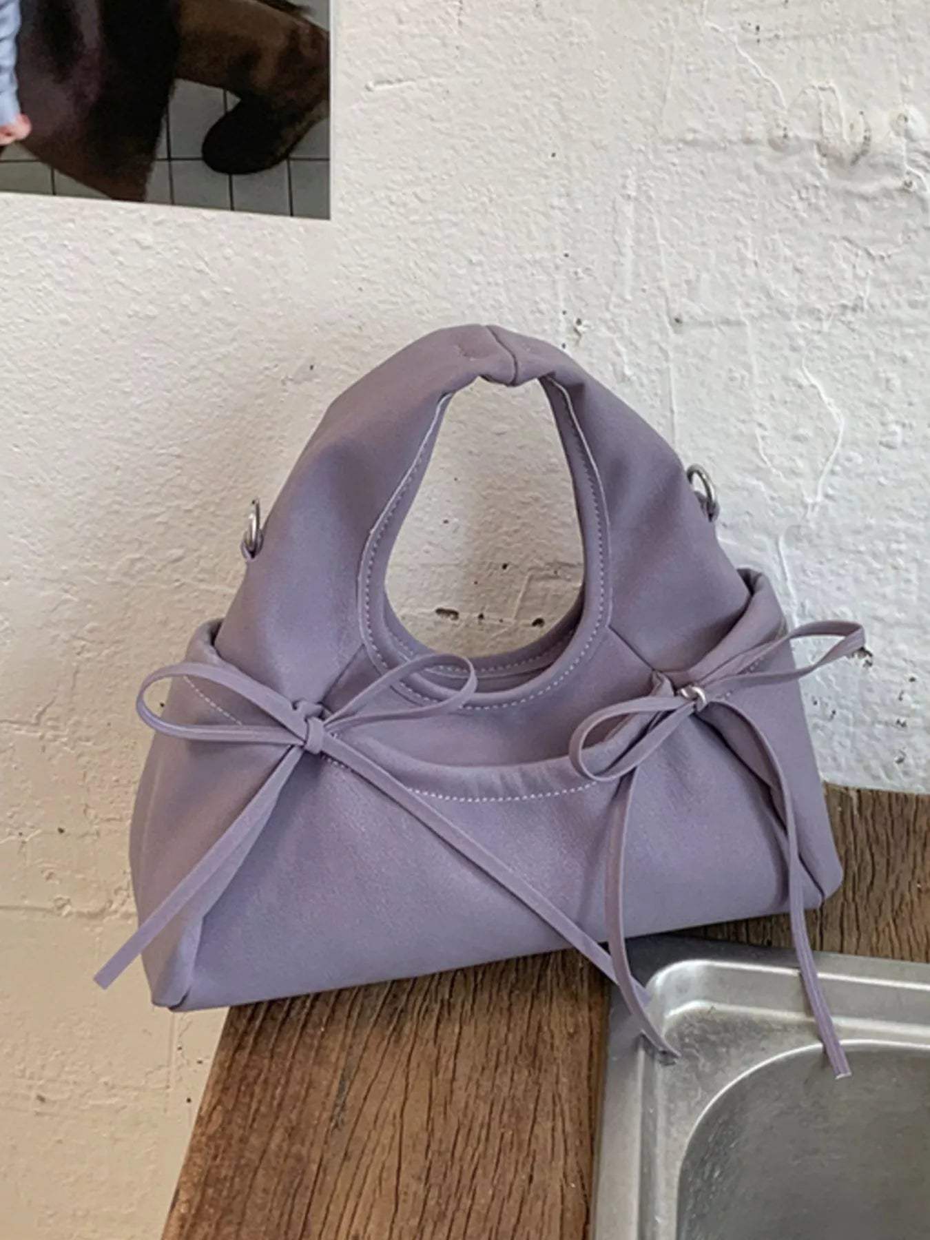 Bow Detail Crossbody Bag - Trendsi - Flyclothing LLC