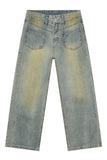 Men's Distressed Backward Jeans - Trendsi