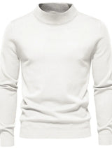Men's Mock Neck Long Sleeve Sweater - Trendsi - Flyclothing LLC