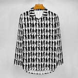 Baha Ranch Huckleberry Long Sleeve Blouse