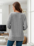 Square Neck Long Sleeve T-Shirt - Trendsi