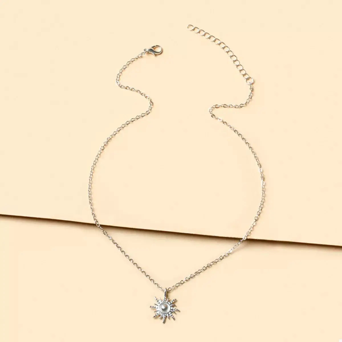 Sunburst Pendant Necklace - Trendsi - Flyclothing LLC