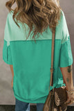 High-Low Round Neck Half Sleeve T-Shirt - Trendsi - Flyclothing LLC