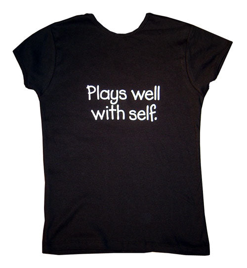 Plays Well With Self Tee - Anonymous - Flyclothing LLC
