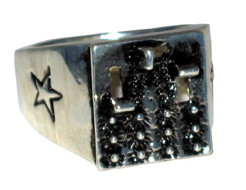 Silver Star Mixer Ring - Anonymous - Flyclothing LLC