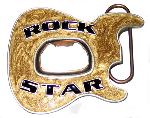 Rock Star Opener Buckle (Gold) - Anonymous - Flyclothing LLC