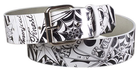 Silver Star Inked Belt - Anonymous - Flyclothing LLC