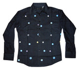 Positano Navy Dot Shirt