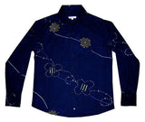 Positano Navy Patch Shirt - Positano Clothing - Flyclothing LLC