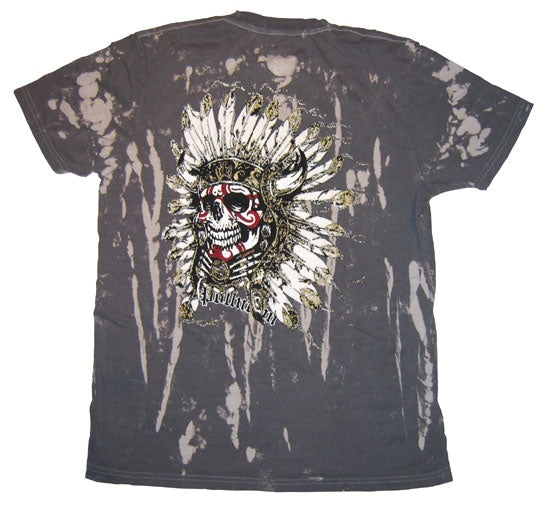 Pollution Clothing Indian Flock T-Shirt (back)