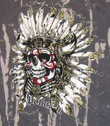 Pollution Clothing Indian Flock T-Shirt (back close)