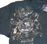 Pollution Clothing Shield Shirt (close up)