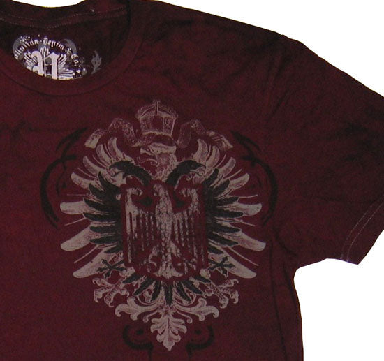 Pollution Clothing Crest Applique Shirt (close up)