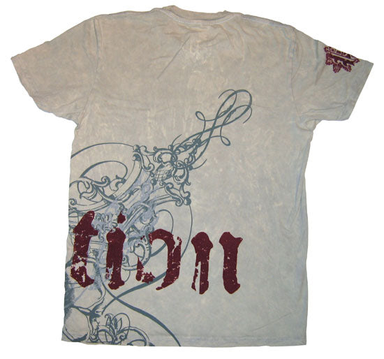 Pollution Clothing Flocked Shirt (back)