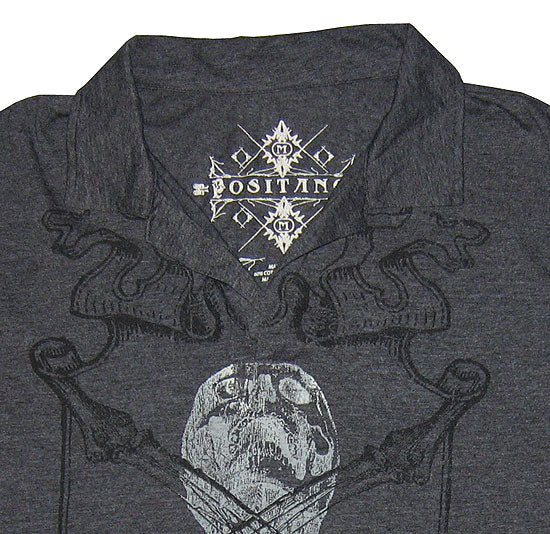 Positano Rugby Skull Shirt (close up)