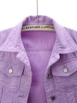 Full Size Cropped Denim Jacket Plus Size - Trendsi - Flyclothing LLC