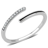 DA312 - No Plating Stainless Steel Ring with Epoxy in Jet - Alamode - Flyclothing LLC