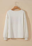Color Block Long Sleeve Sweatshirt - Trendsi - Flyclothing LLC