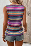 Contrast Round Neck Tank - Trendsi - Flyclothing LLC