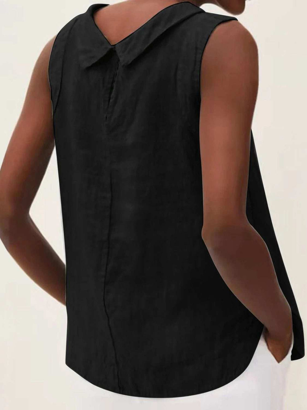 Full Size Round Neck Sleeveless Top - Trendsi - Flyclothing LLC