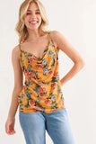 And The Why Floral Printed Casual Tank Top - Trendsi