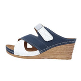 Open Toe Wedge Sandals - Trendsi - Flyclothing LLC
