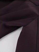 One-Button Blazer and Wide-Leg Pants Set - Trendsi - Flyclothing LLC