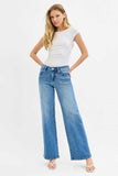 RISEN Full Size Low Rise Wide Leg Jeans Plus Size - Trendsi - Flyclothing LLC