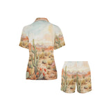 Baha Ranch Watercolor Desert Women's Western Pajama Set
