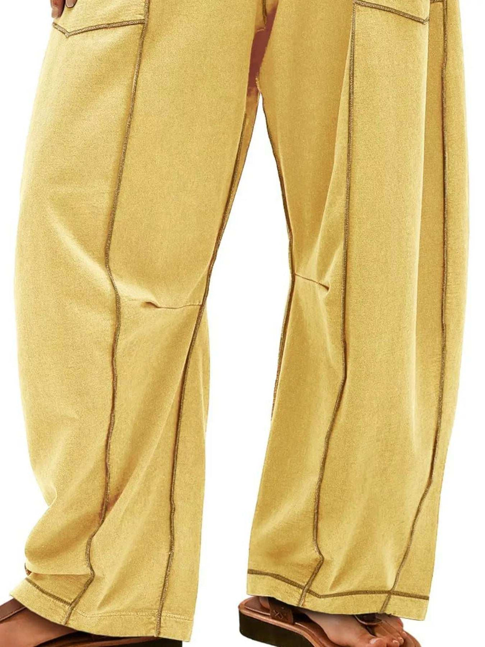 Drawstring Wide Leg Pants - Trendsi - Flyclothing LLC