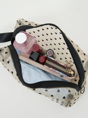 4- Piece Heart Polyester Storage Bag - Trendsi