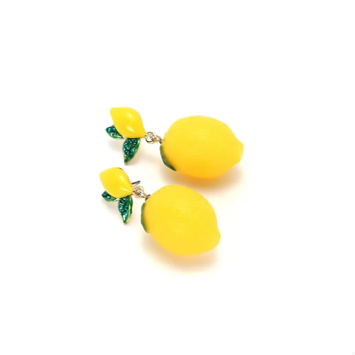 Lemon Fruit Drop Earrings - Trendsi - Flyclothing LLC